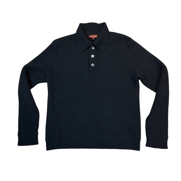 Andean Alpaca Wool Black Sweater - Picture 3 of 11